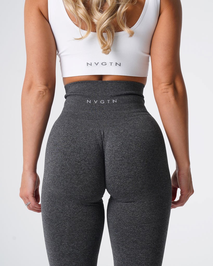 NVGTN NV Seamless Leggings Černé | VLAHJ9407