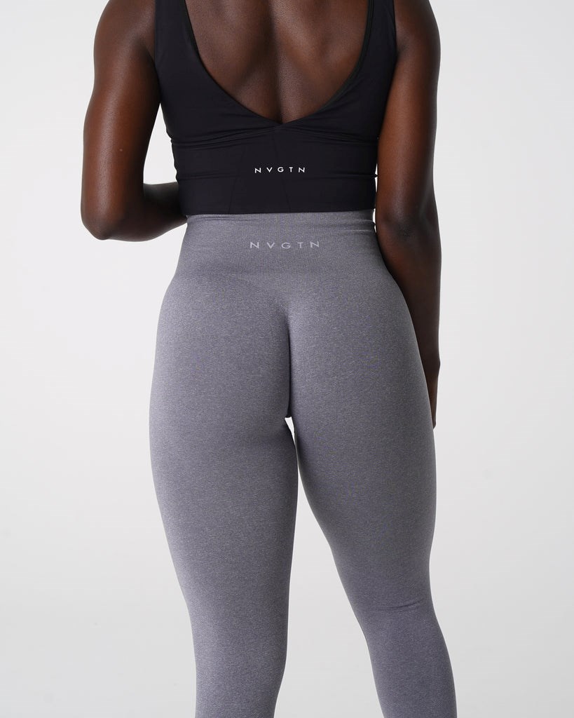 NVGTN NV Seamless Leggings Šedé | CRYJX8951