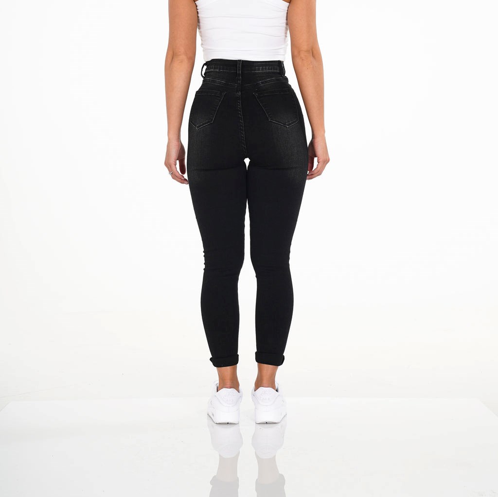 NVGTN Navishape Jeans Černé | QPLSR8597