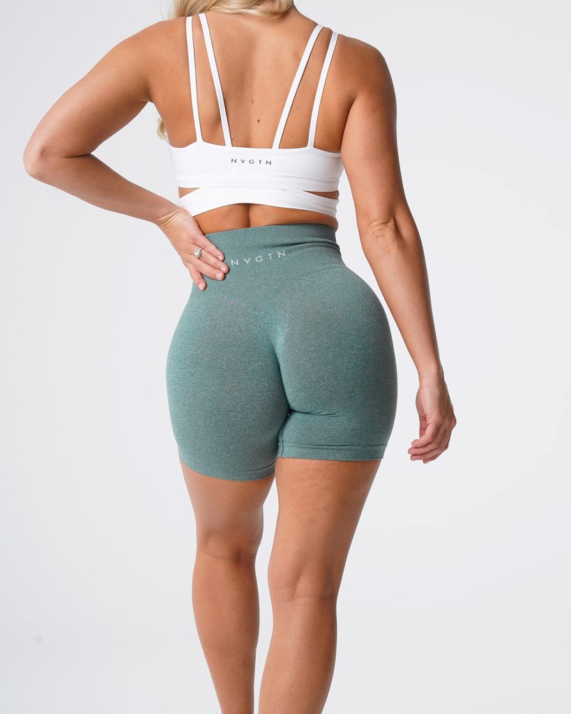 NVGTN Pro Seamless Shorts Zelene | UGMKW9845