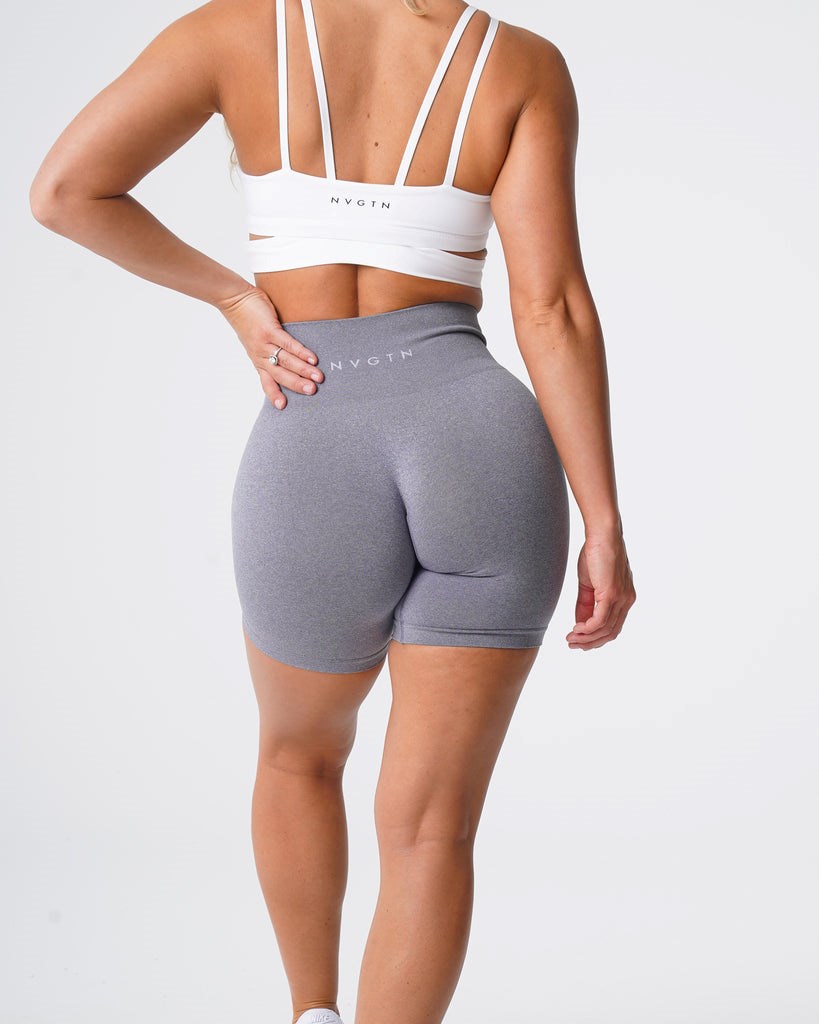 NVGTN Pro Seamless Shorts Šedé | KHXAP2805