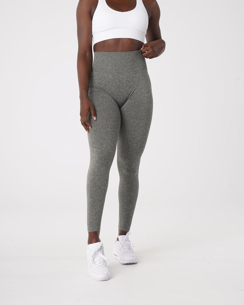 NVGTN Scrunch Seamless Leggings Hnědožlutý Zelene | KBQPZ9853