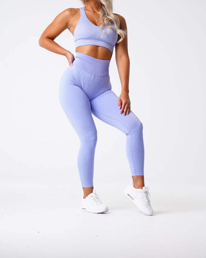 NVGTN Leopard Seamless Leggings - Lilac