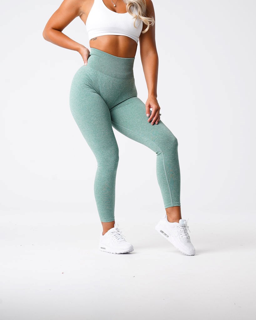 NVGTN Scrunch Seamless Leggings Zelene | GZSYW9321