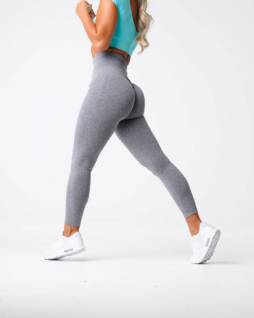 NVGTN Scrunch Seamless Leggings Šedé | EIXAB5916