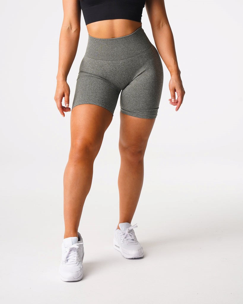 NVGTN Scrunch Seamless Shorts Hnědožlutý Zelene | ROZBT5134