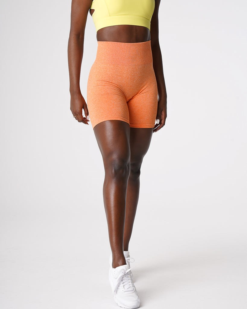 NVGTN Scrunch Seamless Shorts Oranžové | BTGJN2869