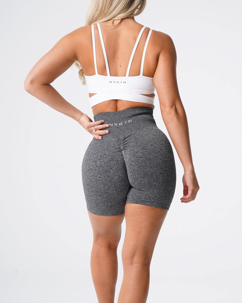 NVGTN Scrunch Seamless Shorts Černé | DCKUV0715