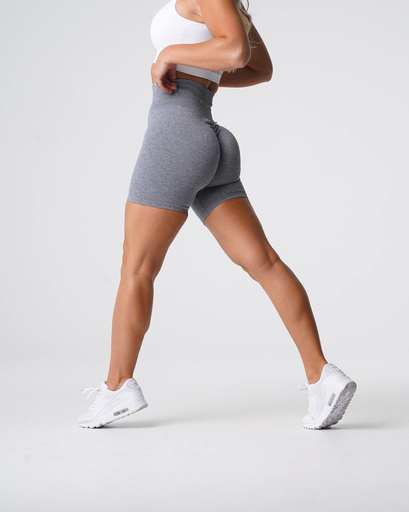 NVGTN Scrunch Seamless Shorts Šedé | IDYXC6534