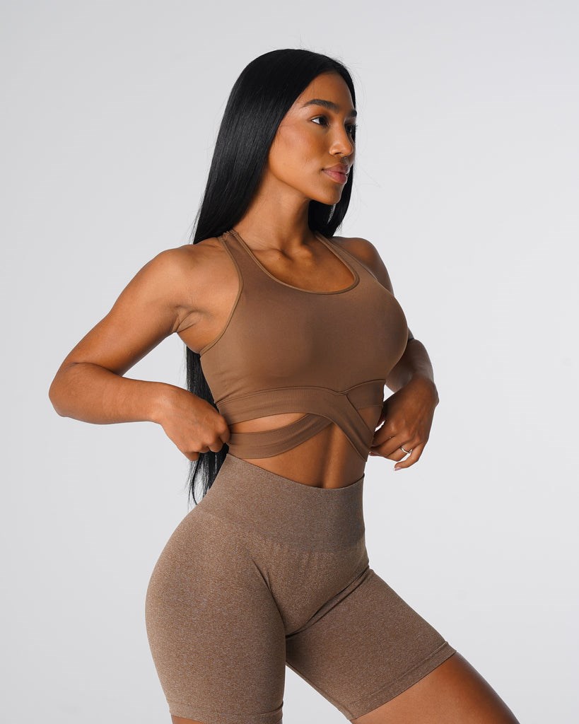 NVGTN Sculpt Seamless Bra Top Mocha | NAMEI7049