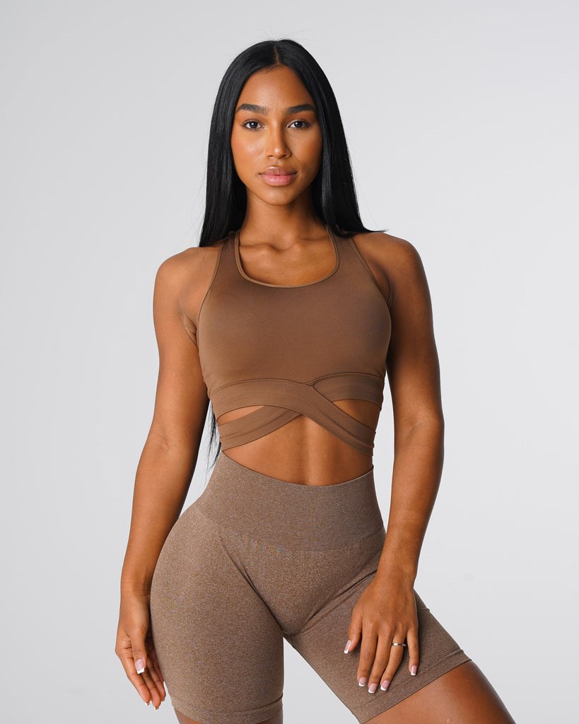 NVGTN Sculpt Seamless Bra Top Mocha | NAMEI7049