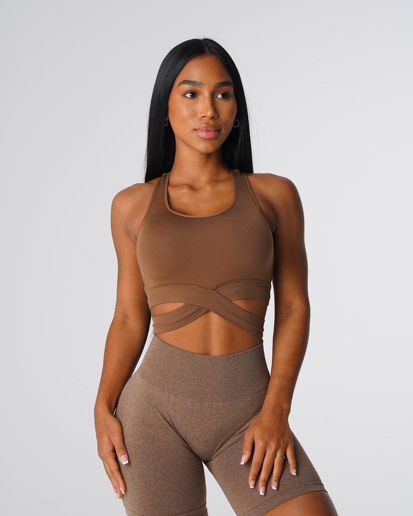 NVGTN Sculpt Seamless Bra Top Mocha | NAMEI7049