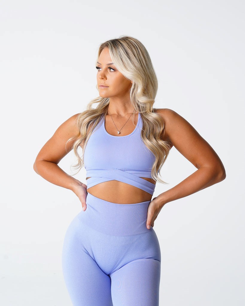 NVGTN Sculpt Seamless Bra Top Periwinkle | JLFHB0425