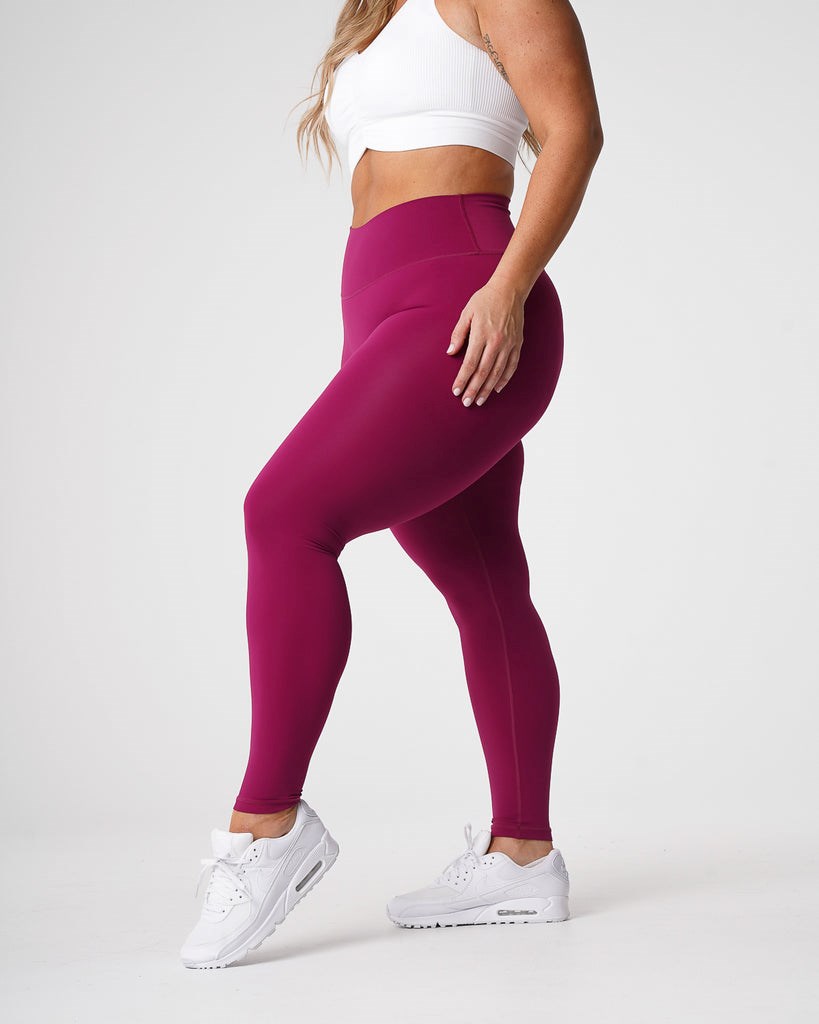 NVGTN Signature 2.0 Leggings Berry | WBHIS5493