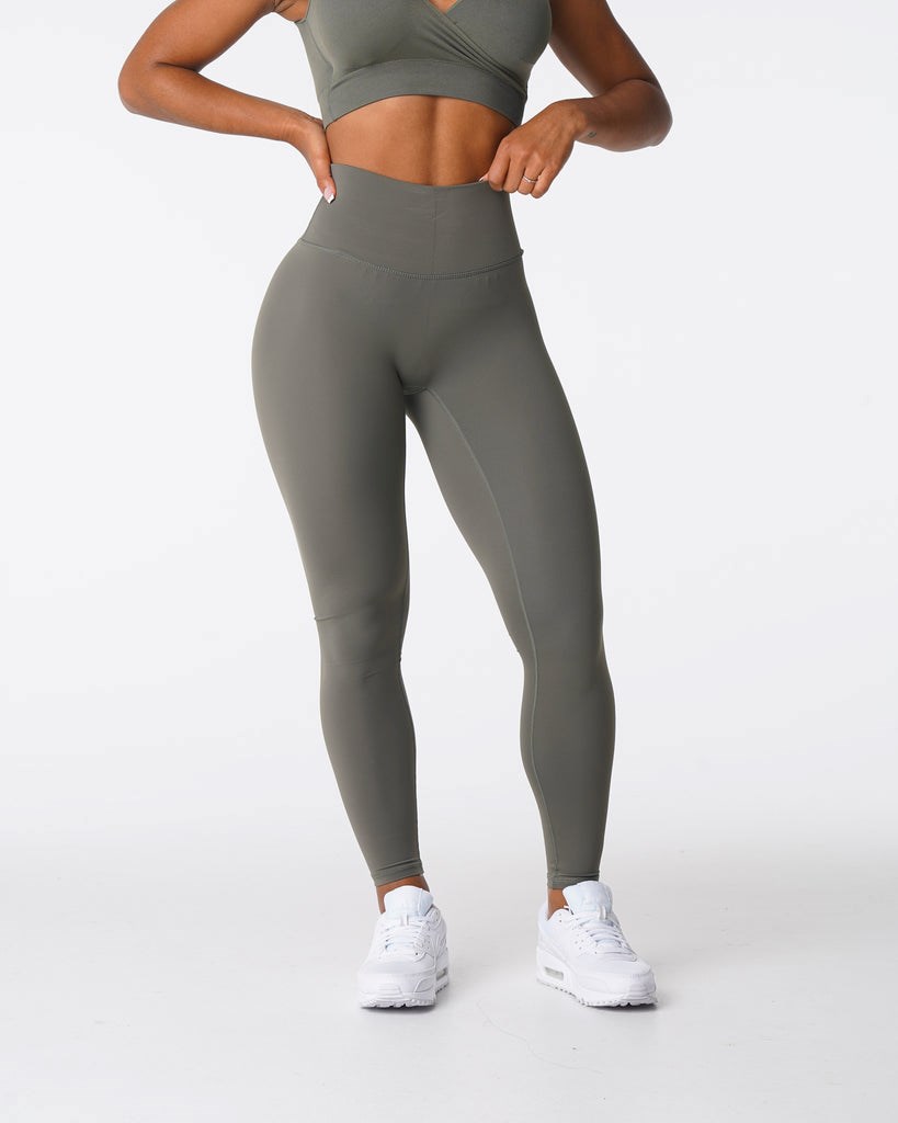 NVGTN Signature 2.0 Leggings Hnědožlutý Zelene | PFYCL0942