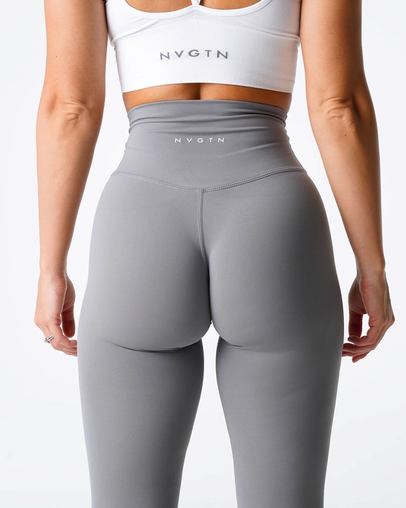 NVGTN Signature 2.0 Leggings Šedé | FCYXJ2570