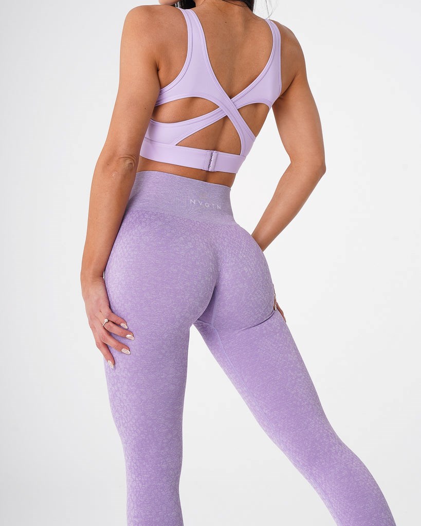 NVGTN Snakeskin Seamless Leggings Lilac | SZRTB2485