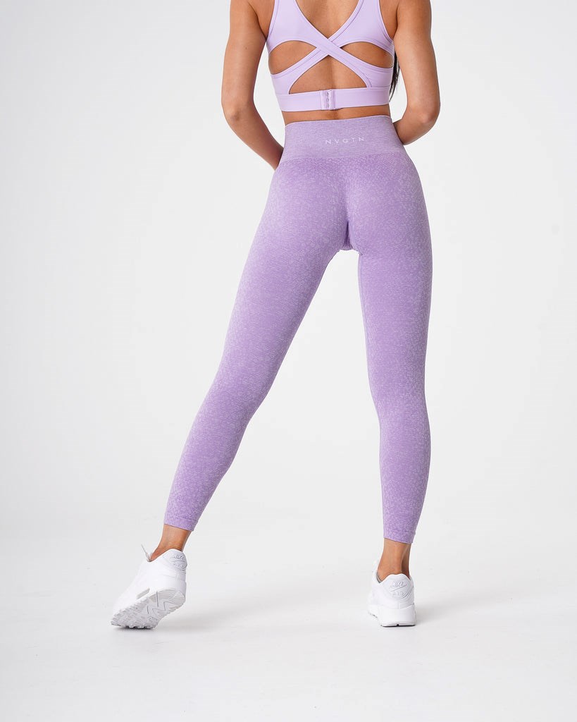 NVGTN Snakeskin Seamless Leggings Lilac | SZRTB2485