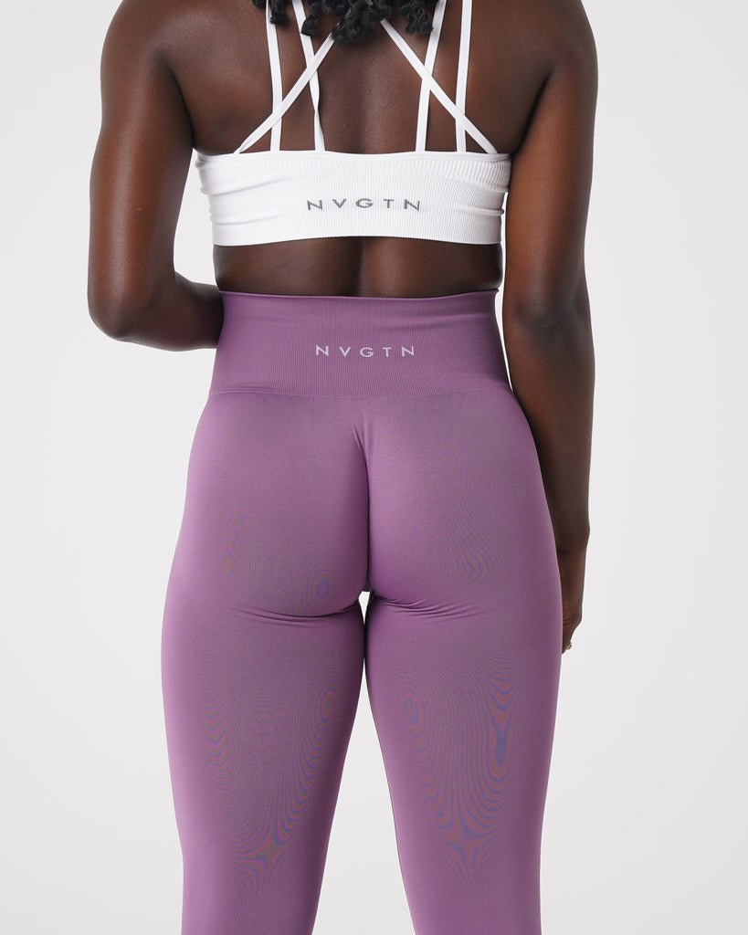 NVGTN Solid Seamless Leggings Orchid | TEIAC0672