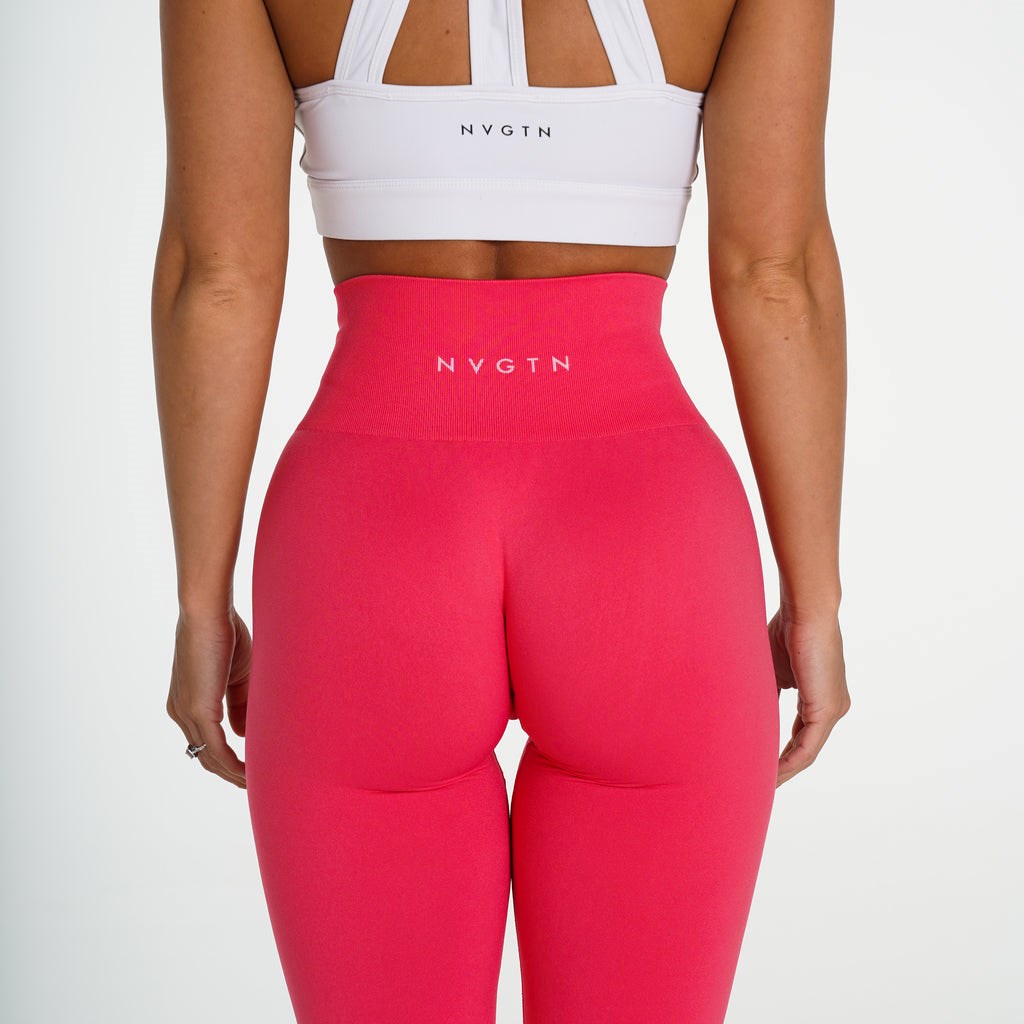 NVGTN Solid Seamless Leggings Růžové | HQXRA0542