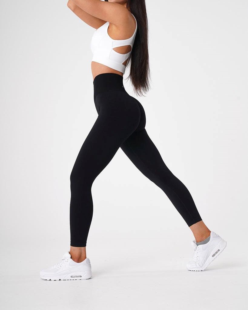 NVGTN Solid Seamless Leggings Černé | RITBA1679