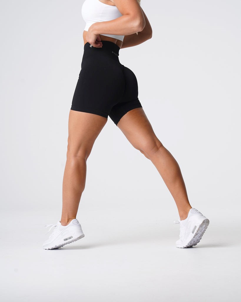 NVGTN Solid Seamless Shorts Černé | FQXOG5701