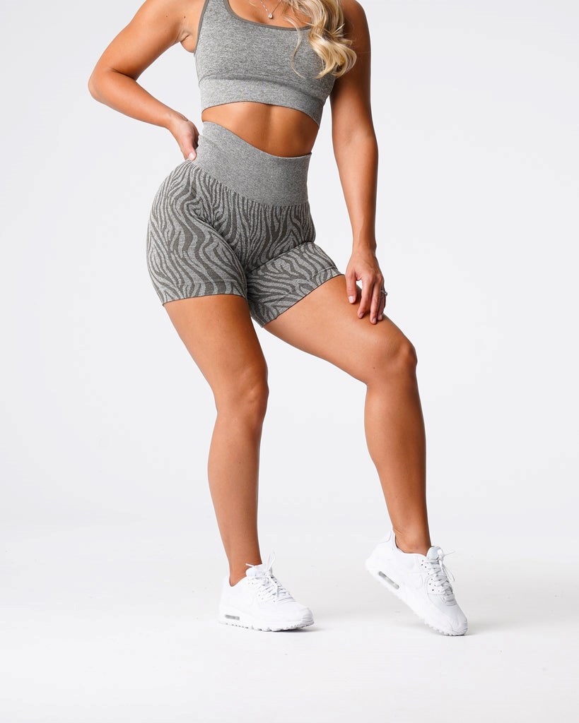 NVGTN Zebra Seamless Shorts Hnědožlutý Zelene | CQIVY9704