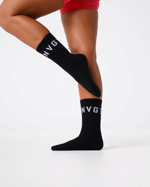 NVGTN Crew Socks Černé | TZNKF6084