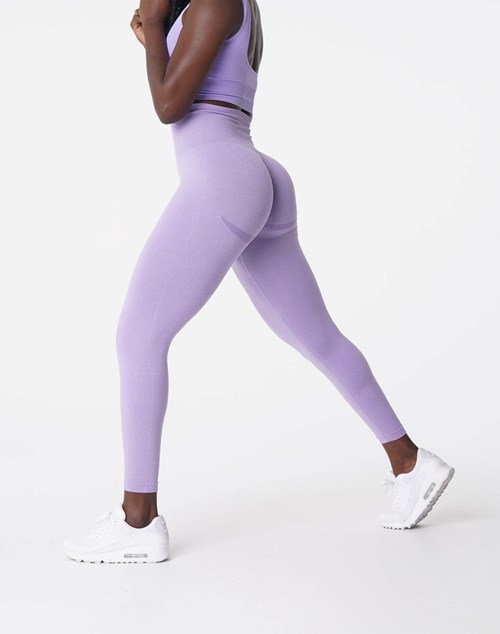 NVGTN Curve Seamless Leggings Lilac | RWHMQ0139