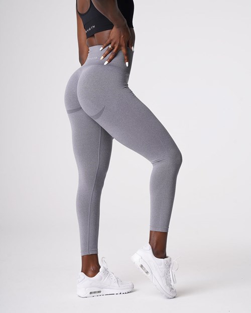 NVGTN Curve Seamless Leggings Šedé | VYOUL8235