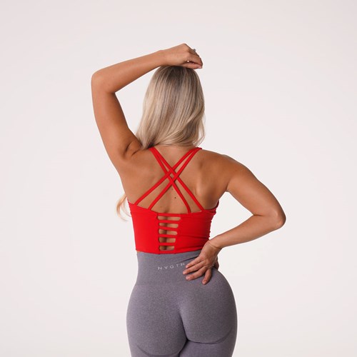 NVGTN Matrix Bra Top Scarlet | UGNXK0127