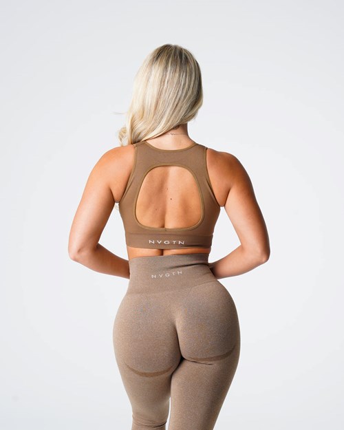 NVGTN Pursuit Seamless Bra Mocha | VZAYS2918