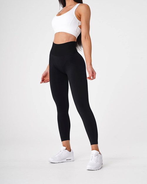 NVGTN Solid Seamless Leggings Černé | RITBA1679